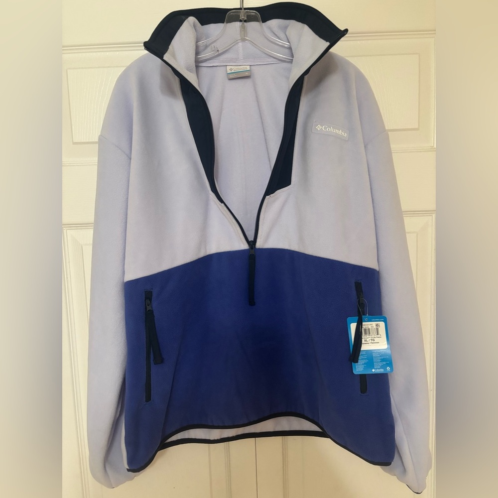Columbia Women's Blue and White Jacket - Picture 3 of 9